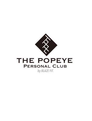 RYUNOHIGE (yamamoto19761029)さんのプライベートジム「THE POPEYE Personal Club by BLAZE FIT.」ロゴへの提案