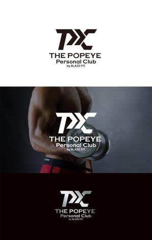 forever (Doing1248)さんのプライベートジム「THE POPEYE Personal Club by BLAZE FIT.」ロゴへの提案