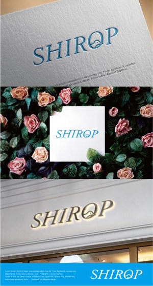 drkigawa (drkigawa)さんのECセレクトショップ「SHIROP(シロップ）」のロゴへの提案