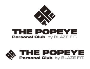 cambelworks (cambelworks)さんのプライベートジム「THE POPEYE Personal Club by BLAZE FIT.」ロゴへの提案