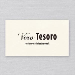 尾野森生 ()さんのオーダーメイドブランド「Vero Tesoro」のロゴへの提案