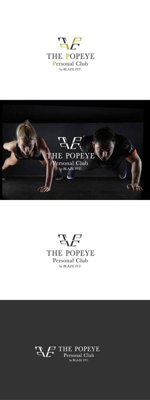 red3841 (red3841)さんのプライベートジム「THE POPEYE Personal Club by BLAZE FIT.」ロゴへの提案