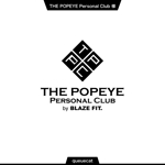 queuecat (queuecat)さんのプライベートジム「THE POPEYE Personal Club by BLAZE FIT.」ロゴへの提案