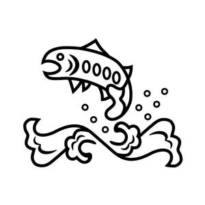 ssk3さんのカッティングシート用イラストデザイン（ヤマメ）への提案