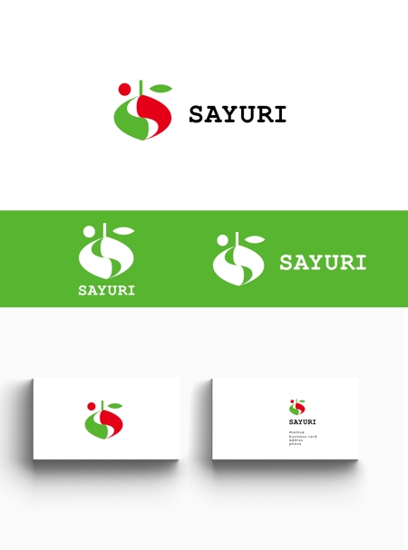 SO design (screenout)さんの野菜生産法人「SAYURI」のロゴへの提案