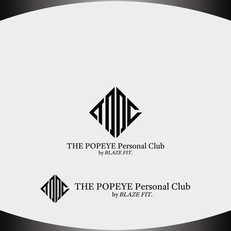 D.R DESIGN (Nakamura__)さんのプライベートジム「THE POPEYE Personal Club by BLAZE FIT.」ロゴへの提案