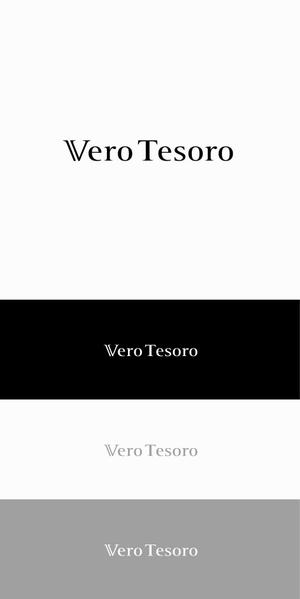 designdesign (designdesign)さんのオーダーメイドブランド「Vero Tesoro」のロゴへの提案