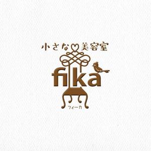 Anne_co. (anne_co)さんのこども写真館併設の美容室「小さな美容室 fika フィーカ」のオープンに伴うロゴ依頼への提案