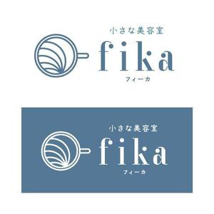 wawamae (wawamae)さんのこども写真館併設の美容室「小さな美容室 fika フィーカ」のオープンに伴うロゴ依頼への提案