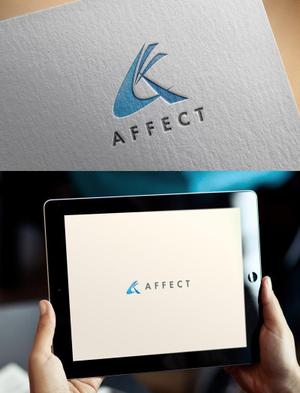 カワシーデザイン (cc110)さんの携帯電話販売イベント業　兼　人材派遣会社「株式会社AFFECT」のロゴへの提案