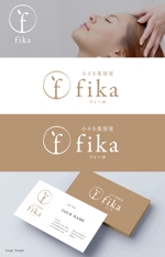 Morinohito (Morinohito)さんのこども写真館併設の美容室「小さな美容室 fika フィーカ」のオープンに伴うロゴ依頼への提案