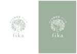 unidesign (moricanami)さんのこども写真館併設の美容室「小さな美容室 fika フィーカ」のオープンに伴うロゴ依頼への提案