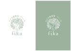 unidesign (moricanami)さんのこども写真館併設の美容室「小さな美容室 fika フィーカ」のオープンに伴うロゴ依頼への提案