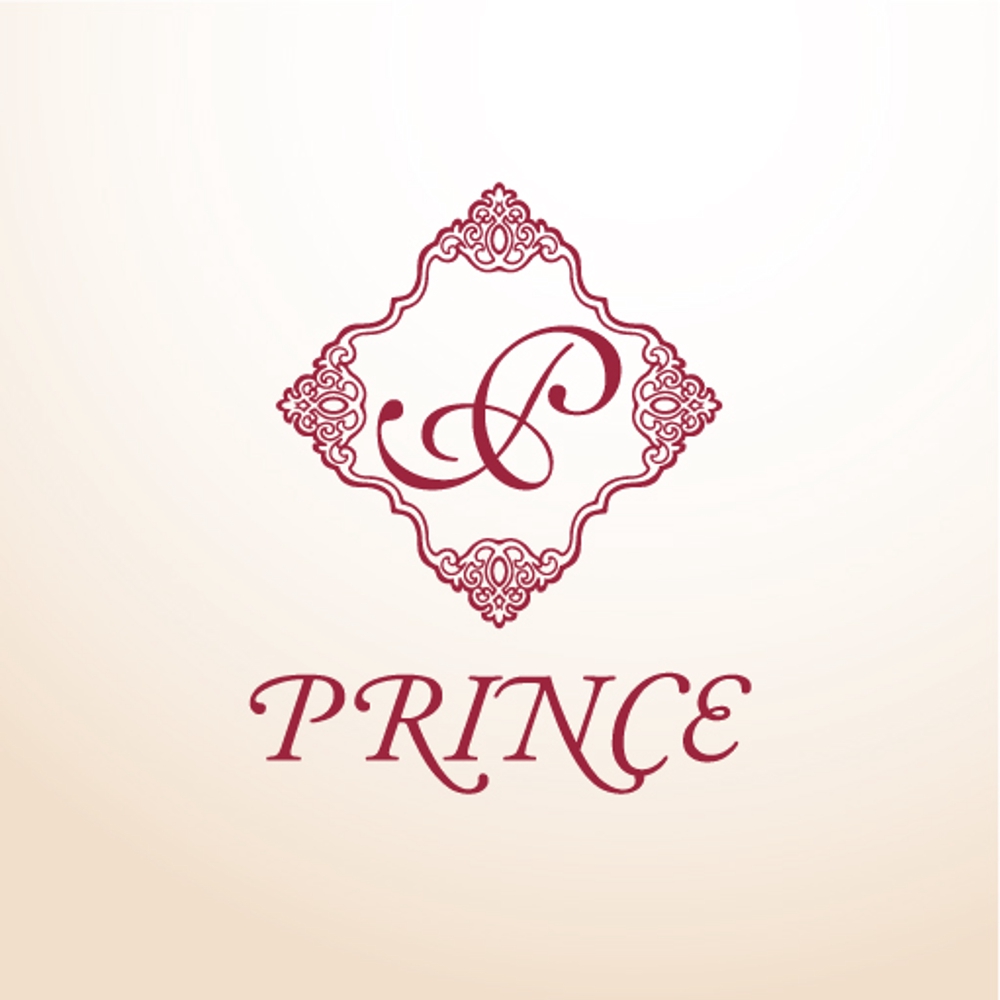 ヘアサロン「PRINCE」のロゴ作成