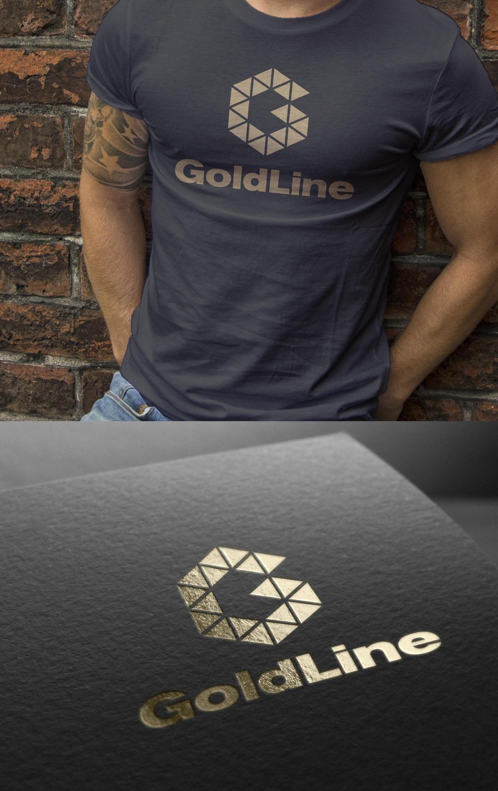 物流コンサルの会社「GoldLine」のロゴ