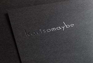tom-ho (tom-ho)さんのショットバー「karisomaybe」ロゴへの提案