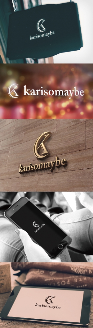 k_31 (katsu31)さんのショットバー「karisomaybe」ロゴへの提案
