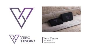 natary2000 ()さんのオーダーメイドブランド「Vero Tesoro」のロゴへの提案