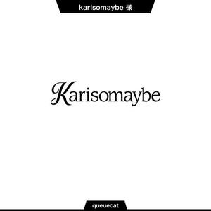 queuecat (queuecat)さんのショットバー「karisomaybe」ロゴへの提案