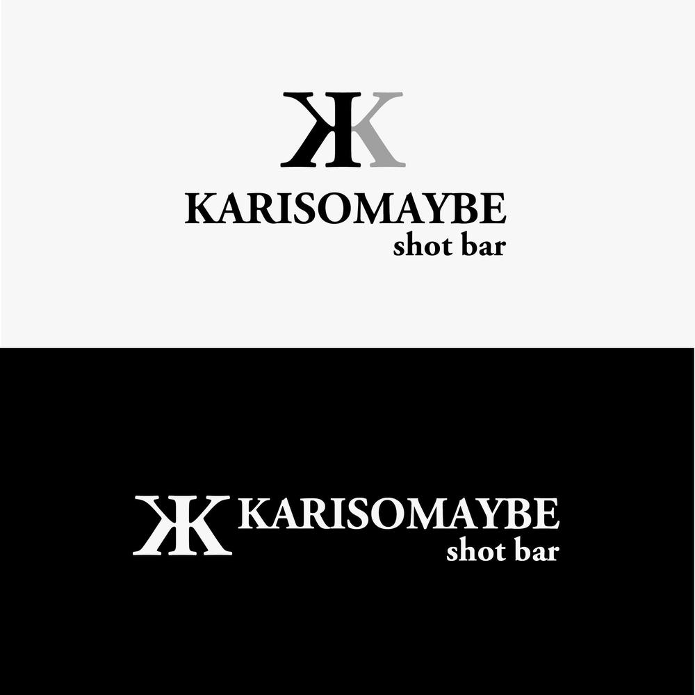 ショットバー「karisomaybe」ロゴ