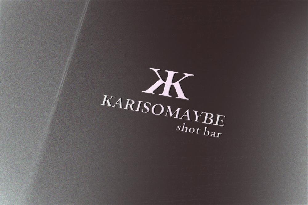 ショットバー「karisomaybe」ロゴ
