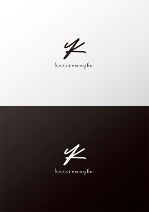 odo design (pekoodo)さんのショットバー「karisomaybe」ロゴへの提案
