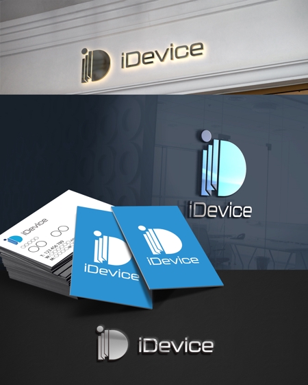 D.R DESIGN (Nakamura__)さんの株式会社iDeviceの会社のロゴ作成依頼への提案