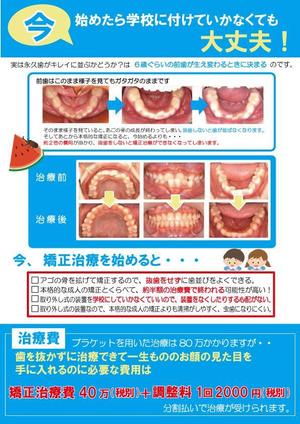 kikyo (narukef)さんの小児矯正のポスターへの提案