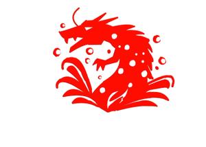 小田　一郎 (ichannel16)さんのシンプルなドラゴンと水しぶきのイラストへの提案