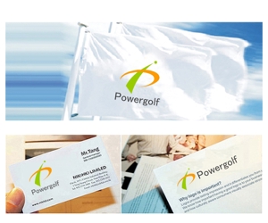 hope2017 (hope2017)さんのゴルフ用品販売サイト（実店舗含む）『パワーゴルフ』のロゴへの提案
