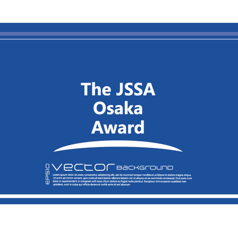 The JSSA Osaka Awardロゴ