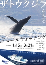[ hu: ] nakamoto (skydesign400)さんの奄美大島冬季ホエールウォッチング集客ポスターへの提案