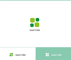 動画サムネ職人 (web-pro100)さんの事業内容変更に伴う「株式会社Asset Cube」法人ロゴのリ・デザインへの提案