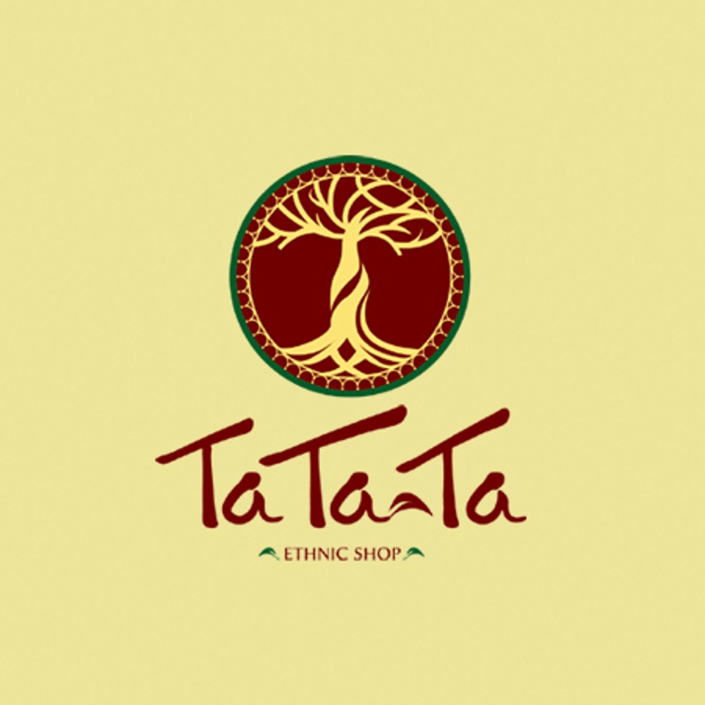 エスニックショップ「tatata」のロゴ作成
