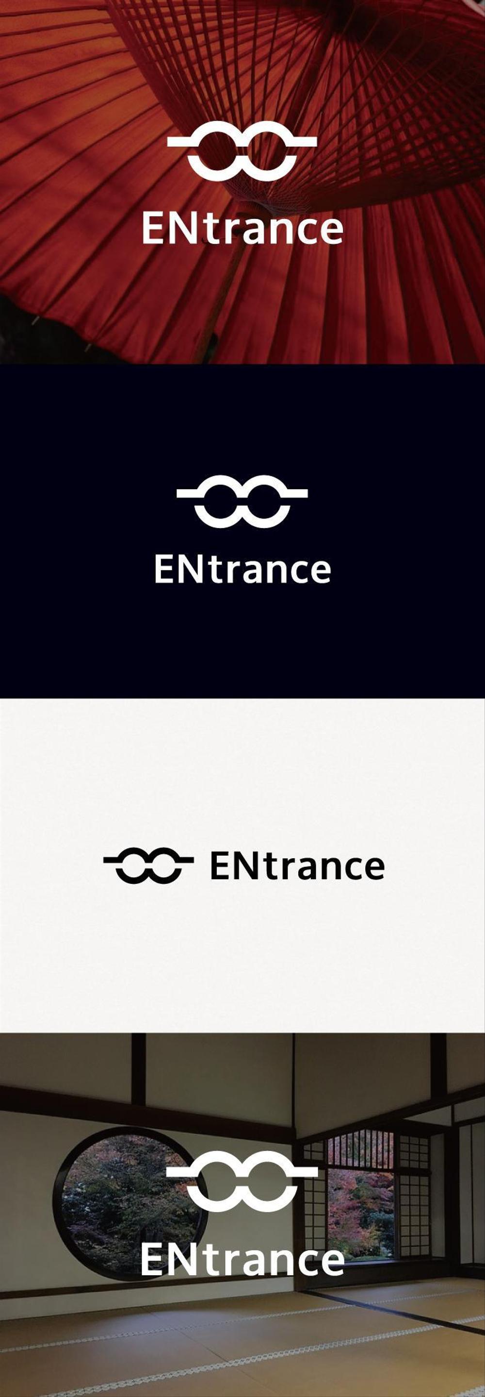 日本と海外を繋ぐ新設会社「ENtrance」のロゴ制作