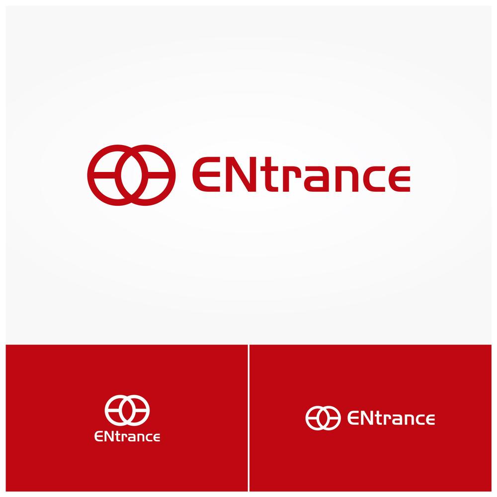 日本と海外を繋ぐ新設会社「ENtrance」のロゴ制作