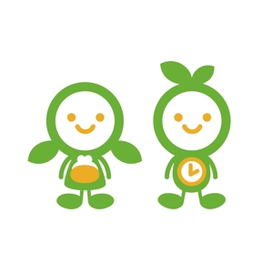 スタジオきなこ (kinaco_yama)さんの福利厚生サービス「速払いサービス」のイメージキャラクターデザイン【ペア】　への提案