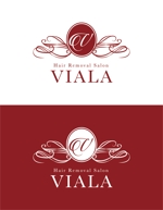 ririri design works (badass_nuts)さんの「VIALA」脱毛サロンのロゴへの提案