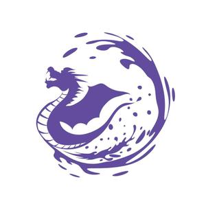 abi_sadaさんのシンプルなドラゴンと水しぶきのイラストへの提案