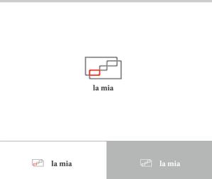 動画サムネ職人 (web-pro100)さんの【世界を目指すブランドのロゴを作りませんか？】ネクタイブランド「 la mia」のブランドロゴへの提案