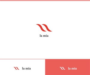 動画サムネ職人 (web-pro100)さんの【世界を目指すブランドのロゴを作りませんか？】ネクタイブランド「 la mia」のブランドロゴへの提案