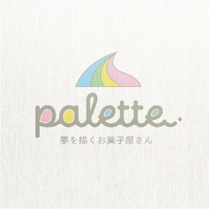M&Y design (mandy1029)さんの夢を描くお菓子屋『パレット』：札幌市に新規開店のパティスリーロゴ制作依頼への提案