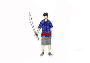 シノビ (Shinovi)さんのリアルかつ機能的なデザイン希望「キン○ダム」風中華甲冑型バスケTシャツ作成への提案