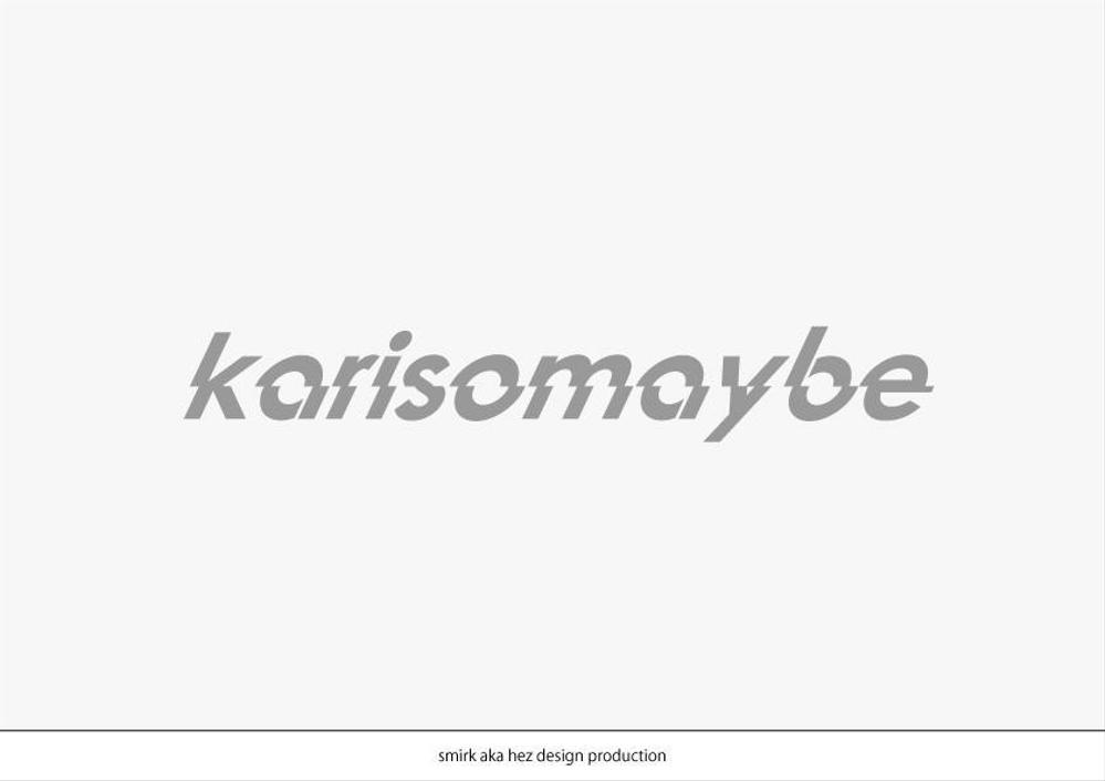 ショットバー「karisomaybe」ロゴ