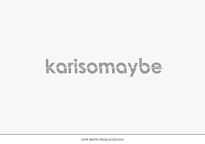 清水　貴史 (smirk777)さんのショットバー「karisomaybe」ロゴへの提案