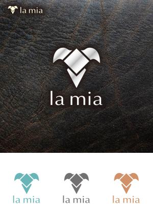 スイーズ (Seize)さんの【世界を目指すブランドのロゴを作りませんか？】ネクタイブランド「 la mia」のブランドロゴへの提案