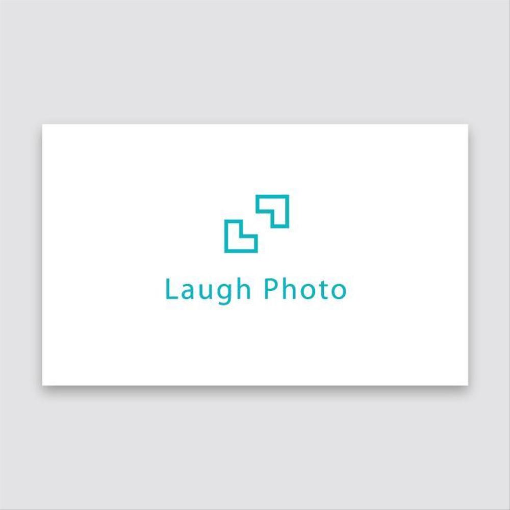 フォトオフィスの「Laugh Photo」のロゴ