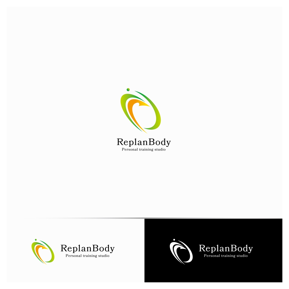 パーソナルトレーニングスタジオ　ReplanBody　ロゴ