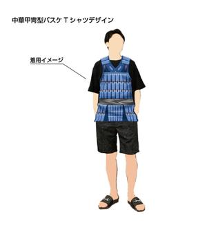 松本イチロウ (tora_jiroh)さんのリアルかつ機能的なデザイン希望「キン○ダム」風中華甲冑型バスケTシャツ作成への提案