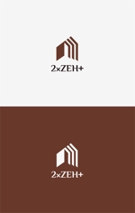 odo design (pekoodo)さんの住宅新商品　『　2×ZEH+（ツーバイゼッチプラス）』のロゴ制作への提案
